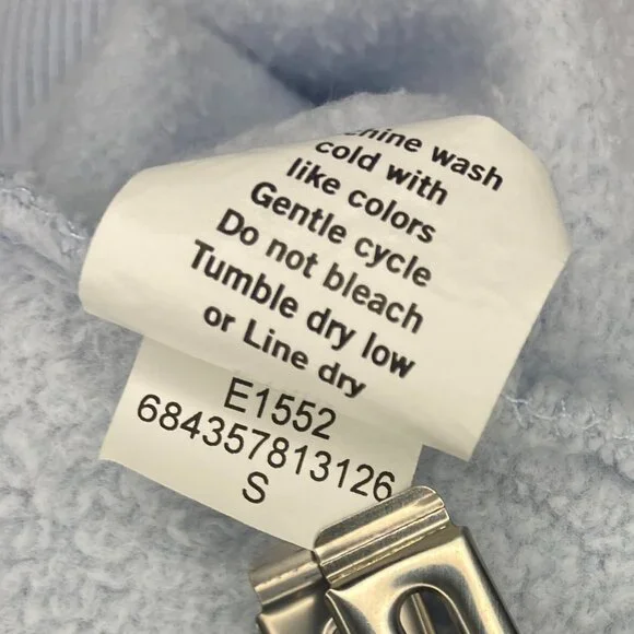 AYR All Year Round The Sweatshirt Crewneck Light Blue Small **FLAW** 100% Cotton - Picture 11 of 12